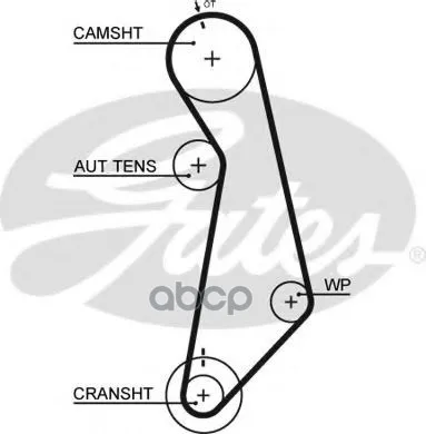 Ремень Грм Audi A3/A4 1.6 96- / Skoda / Vw 1.6-2.0 98-(138x23) Gates 5489xs Gates арт. 5489XS