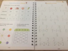 Libros mágicos reutilizables para niños, kit de escritura de caligrafía 3D, escritura de números en inglés, práctica mágica, 4 unidades