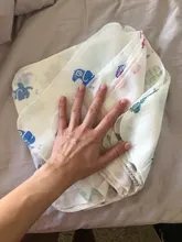 Toalla infantil de muselina para bebé, pañuelos de dos capas, toalla de 6 capas, de algodón, tejido denso, de 5 a 10 Uds.