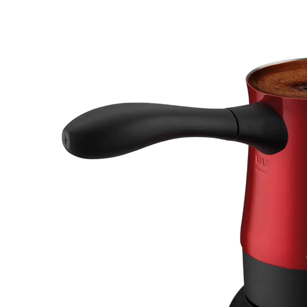 

Goldmaster Doner Kebab Electric Coffee Pot, Turkish Coffee Maker, Cup Kit, Wireless Use, 850W, 320Ml, Red