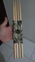 Baquetas profesionales de madera de nogal 5A, instrumento Musical de tambor 7A, un par