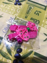 Collar de nailon con lazo para perro y gato, para mascota, con lazo, Color caramelo, 1 unidad