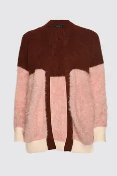 

Trendyol With Color Block Beard İp Knitwear Cardigan TWOAW21HI0057