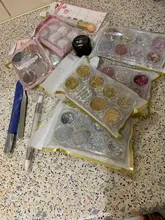 Cabezal de esponja Dual, sello de silicona gradiente, cepillo de pluma para uñas, mango de polvo brillante para esmalte de Gel de uñas, estampado floreado, SA944, 1 Uds.