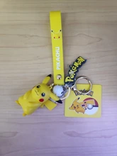 LLavero de Pokemon de Pikachu para coche, modelo de llavero de Pokémon