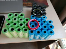 40 rollos/paquete perro Bolsa para popó de basura limpia bolsas de gato para gato mascotas de recogida de residuos de perro para exterior caca limpieza recoger bolsas