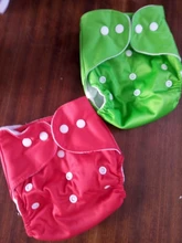 Pañales de tela reutilizables ajustables para bebés, cubiertas suaves, lavables, a prueba de fugas, transpirables, 1 ud.