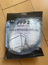 Mascarilla facial FFP2 KN95 con filtración, máscara respiradora, protectora de la boca, antigripal