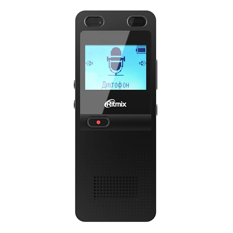 Диктофон RITMIX RR-910 4GB black (Li-Ion 600 мАч, MicroSd, голосовая активация, таймер, шумоподавление)