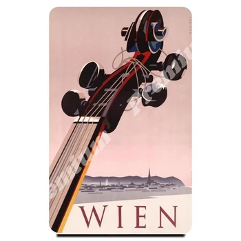 

Austria souvenir magnet vintage tourist poster