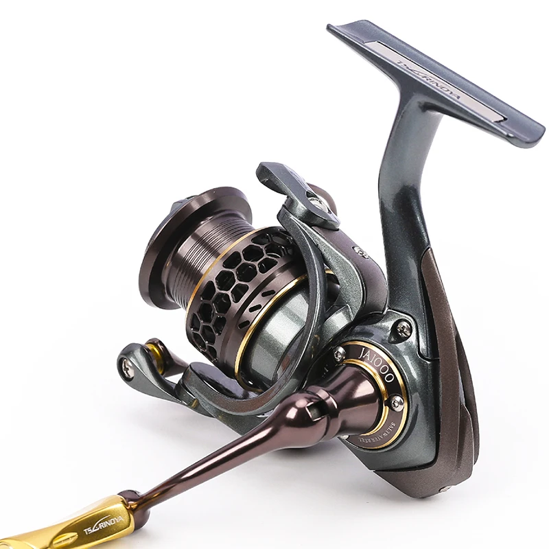 TSURINOYA JAGUAR 2000 2 Spool Spinning Fishing Reel 9+1BB 4KG Max Drag Saltwater Fishing Lure Reel Rigid Fishing Tackle
