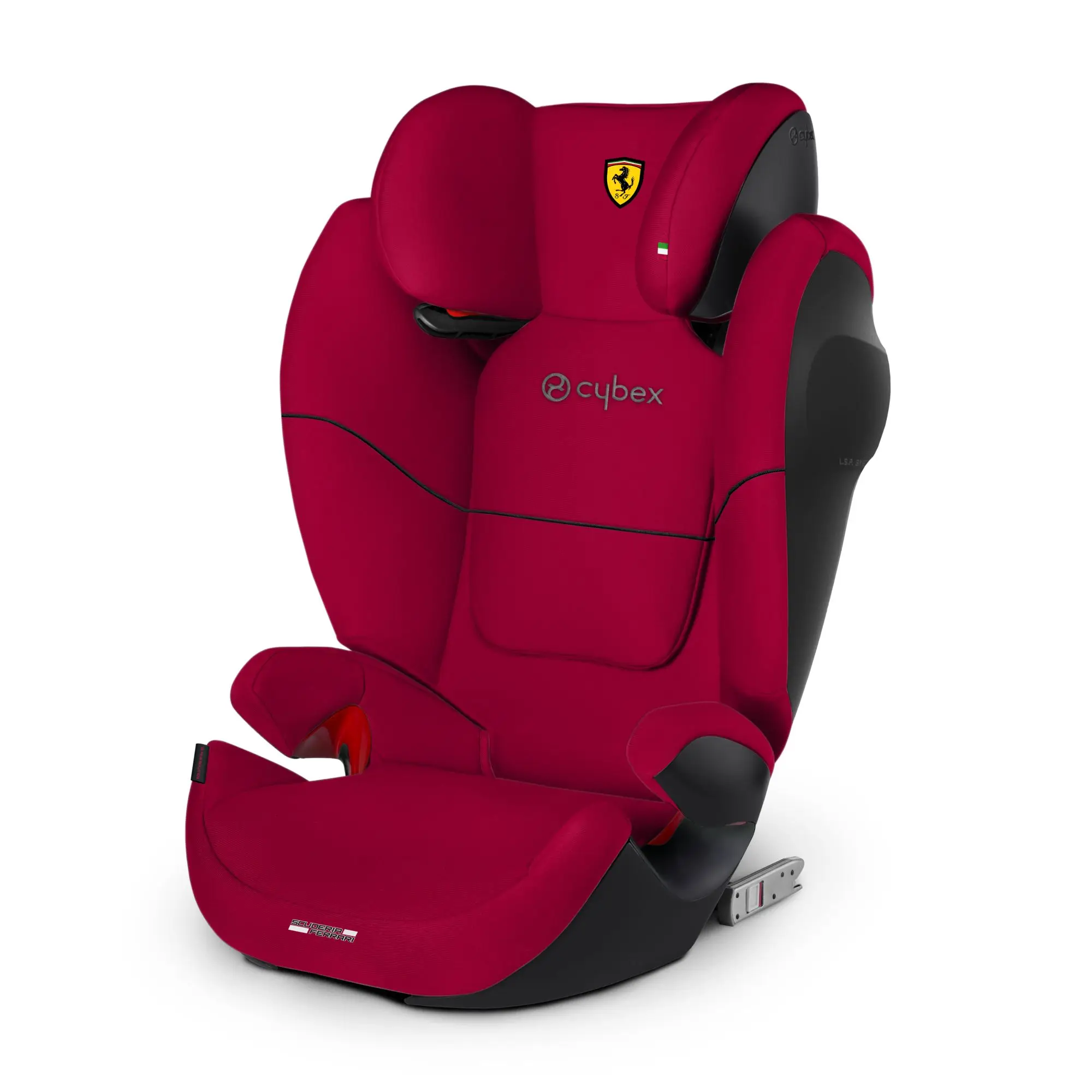 Детское автокресло Cybex Solution M-Fix SL FE Ferrari, Гр 2/3, 15- 36 кг, с 4 до 12 лет - Цвет: Красный