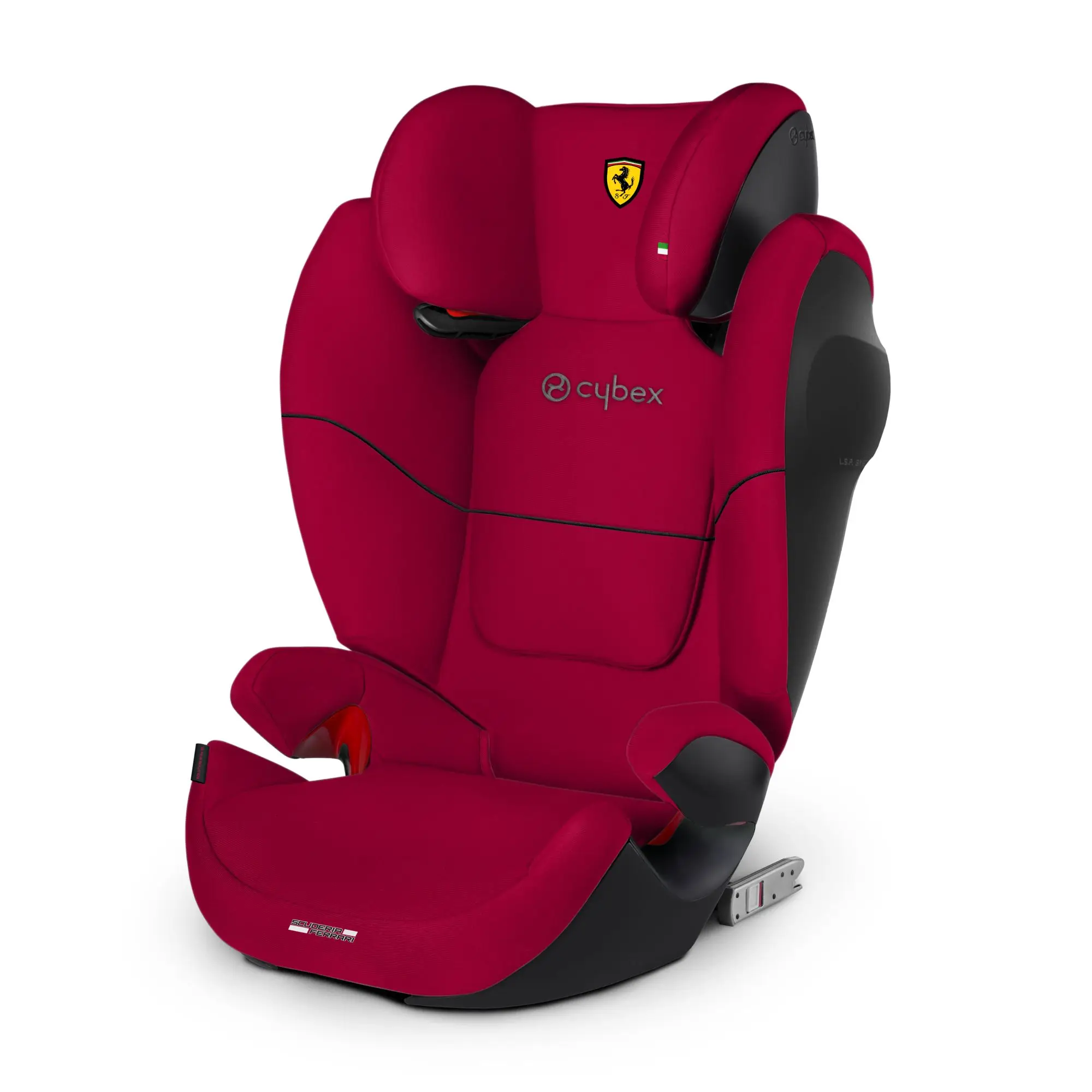 Красный Детское автокресло Cybex Solution M-Fix SL FE Ferrari, Гр 2/3, 15- 36 кг, с 4 до 12 лет - Цвет: Красный