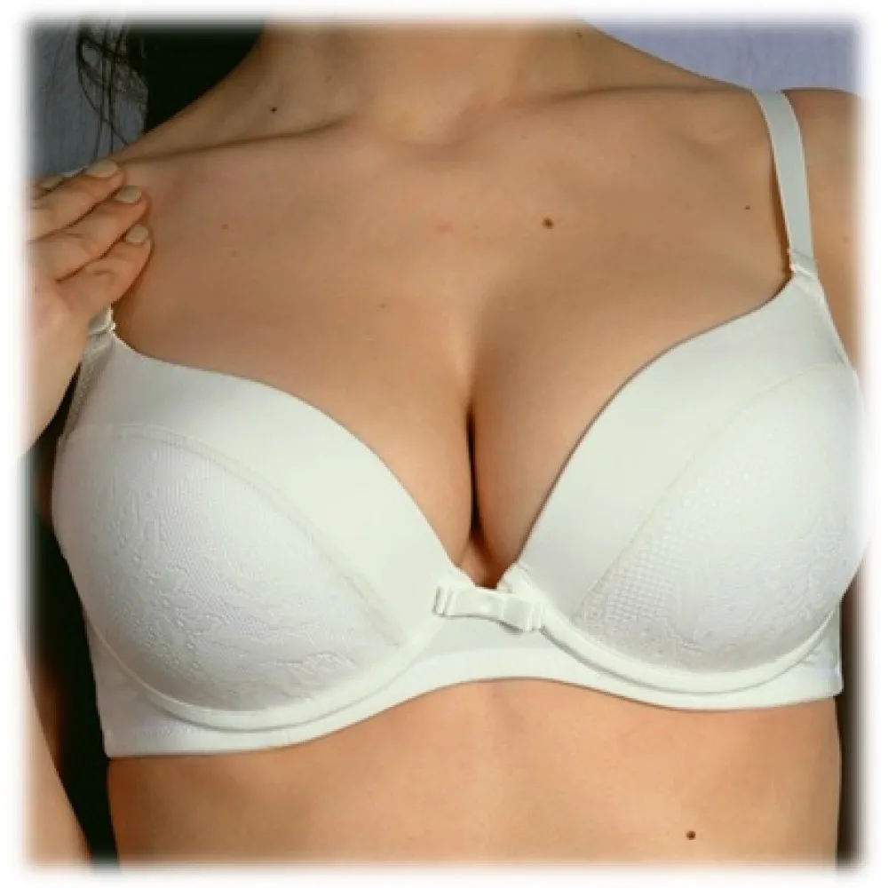 Нижнее женское бельё бюстгальтер Coquette Revue Secret 82008 (пуш-ап) молочный | Женская