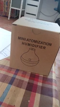 SaengQ-humidificador de aire eléctrico, difusor de aceites esenciales ultrasónico de grano de madera, minigenerador de niebla con USB, luz LED