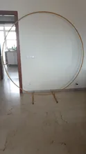 Arco Circular para fiesta de cumpleaños y boda, diámetro de 1,0 ~ 2,5 metros, decoración artesanal, accesorios de fondo para fiesta, marco de fondo con flores