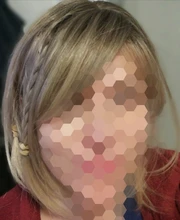 ALAN EATON-Peluca de cabello sintético liso para mujer, cabellera artificial corto y rubio con flequillo, color marrón degradado, estilo Cosplay, resistente al calor