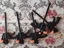 Abrazadera F para Barra de carpintería, herramienta de tornillo de mano, liberación rápida de trinquete, 4 pulgadas, 3/4/5 Uds.