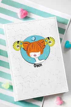 

Notepad in the cage shurmishur "signs of the Zodiac" (Aries red)