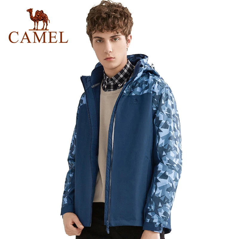 Мужская тактическая флисовая куртка CAMEL водонепроницаемая ветрозащитная