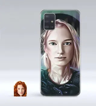 

Personalized Women 'S Artistic Illustration Portrait Design Samsung Galaxy A51 Thin Transparent Silicone Phone Kapağı-5