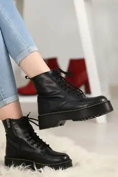 

The Thick Base Siyahder Postal Bot boots women shoe daily discount high base