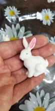 Garden Ornament Easter-Decoration Animal-Figurine Miniature Resin Craft Hare Bunny Cute Rabbit