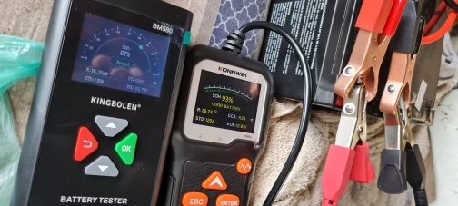 Отзыв о товаре Автомобильный тестер батареи KINGBOLEN BM580 12V 6V CCA Circut тестер Cranking зарядка инструменты BM550 Автомобильный анализатор батареи от пользователя B***a
