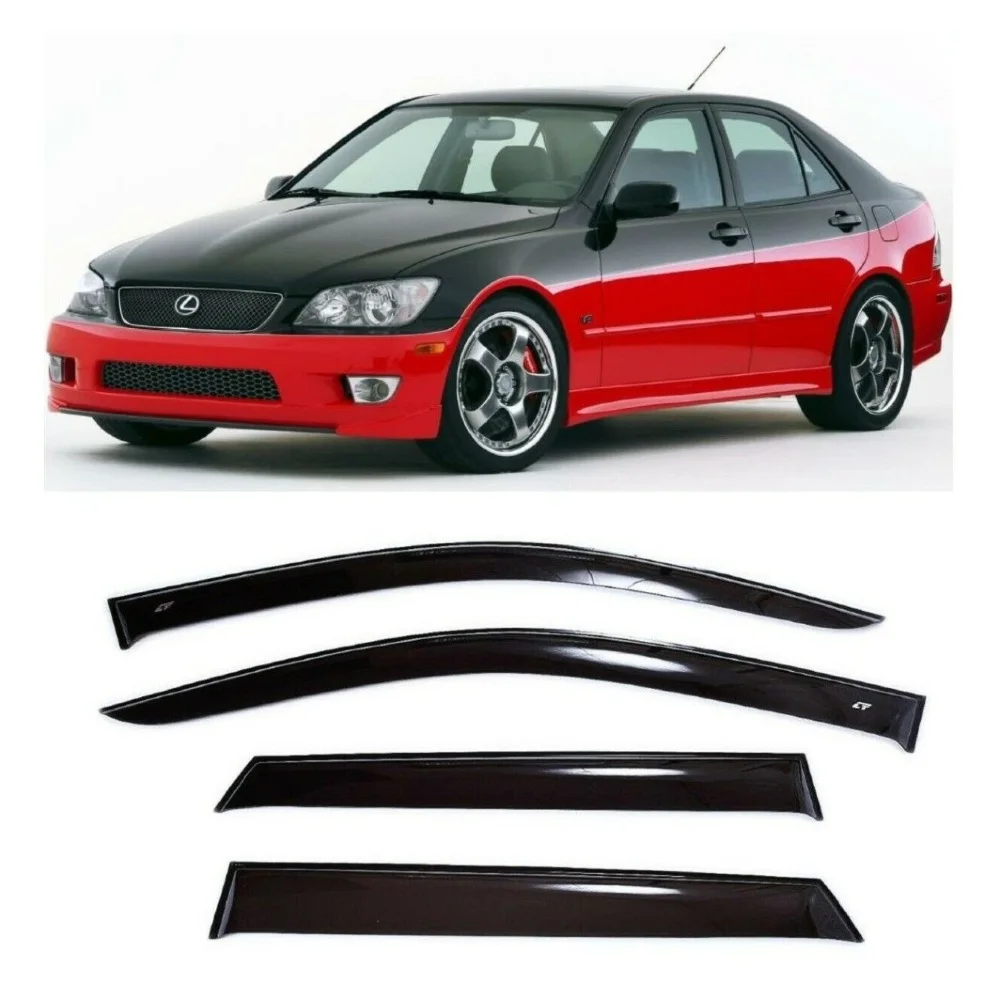 Дефлекторы окон Cobra Tuning L21999 на авто Lexus IS (XE10) l Sd Sedan 1999-2004 4 шт./комп. ветровики от