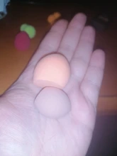 Maange10 Uds Mini Foam-Puff de polvo grande, belleza, licuadora, base correctora, crema suave, en húmedo y seco, doble uso