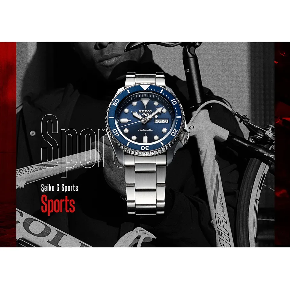 Original Seiko 5 Sports Men S Automatic Watch Top Luxury Brand Sport Men Watch Waterproof Watch Relogio Masculino S5 Srpd5 Aliexpress