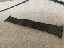 Correa de acero inoxidable para Apple Watch, banda de 44mm y 40mm para iWatch de 42mm/38mm, pulsera de Metal de mariposa para Apple watch serie 5 4 3 se 6