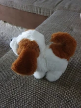 Peluche de felpa interactivo de 18CM para niños, juguete electrónico para cachorros, Perro Robot, divertido