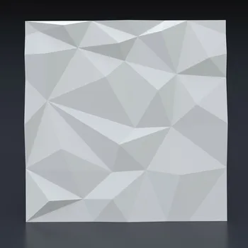 

Gypsum wall 3D panels origami