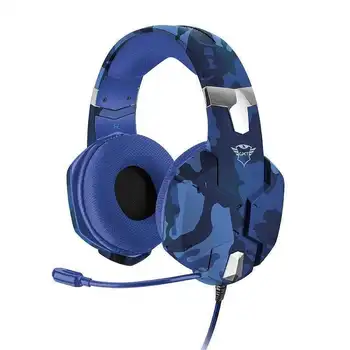 

Gaming Headset with microphone trust gaming gxt 322b carus/blue camouflage