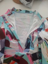 Bañador estampado de flores para mujer, una pieza, monokini, manga larga, traje de baño para surfear