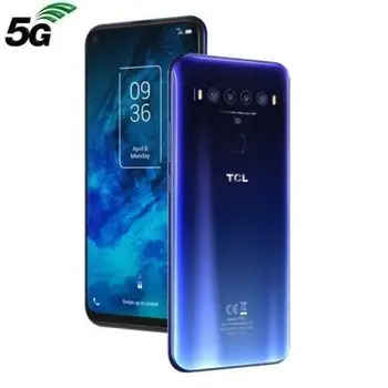 Перейти на Алиэкспресс и купить Мобильный смартфон Tcl 10 5G Хром синий 6,53 дюйм/16,5 см Fhd + Sna смартфон мобильный телефон Универсальный