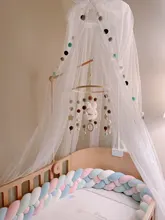 Mosquitera de malla para bebés, cúpula de malla para dormitorio, cortinas, toldo portátil para recién nacidos, suministros de cama para niños