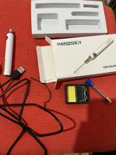 5V8W USB Mini soldador eléctrico al aire libre de trabajo aéreo de bajo voltaje 5v8w calefacción rápida soldador eléctrico herramienta de soldadura