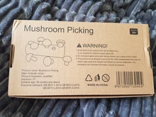 Bloques de arcoíris de madera Montessori para bebé, juego de recolección de setas, juguetes educativos de madera para bebé, ensamblaje a juego con forma de desarrollo