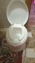 Portátil bebé olla inodoro asiento orinal asiento de entrenamiento cómodo respaldo niños baño multifunción formación orinal inodoro