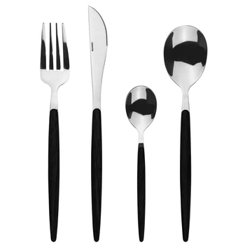 

Set 24 PCs BERGNER cutlery, made of carbon steel and handles in black color