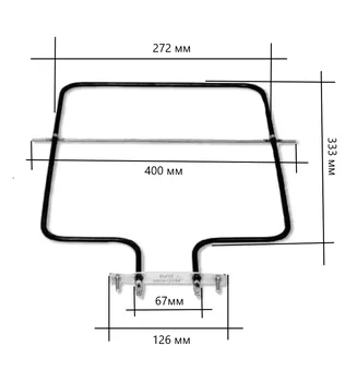 

Teng 900 W for oven Darin, deluxe 272x333mm ep194