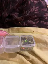 Mordoa-caja de almacenamiento de cuentas de plástico transparente con 28 ranuras, caja organizadora para herramientas de manicura de decoración de uñas, expositor de joyería