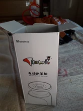 Tenwin-afilador de lápices eléctrico automático grande para niños y artistas, papelería de alta resistencia para lápices de colores, USB mecánico