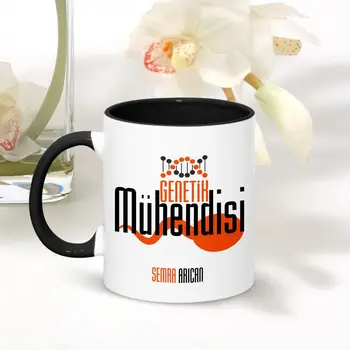 

Personalized Professional Genetic Engineer Black Mug Cup