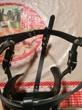 Canasto de alambre de Metal fuerte para perros grandes, bozal para morder, antimordedura, negro/marrón