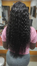 Rosabeauty-mechones de ondas profundas de 28 y 30 pulgadas, cabello humano peruano Remy con cierre de encaje, rizos con agua, 5x5