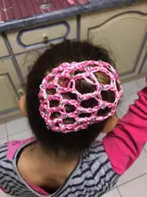 Cubierta de moño para mujer, Red para el pelo, patinaje de baile de Ballet, Crochet, Fanchon, accesorios para la cabeza con estilo de diamantes de imitación