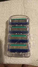 Gillette-Cuchillas de afeitar para hombre Fusion, 5 capas, cuchillas de seguridad, acero inoxidable, cuidado de la cara, 4 unidades